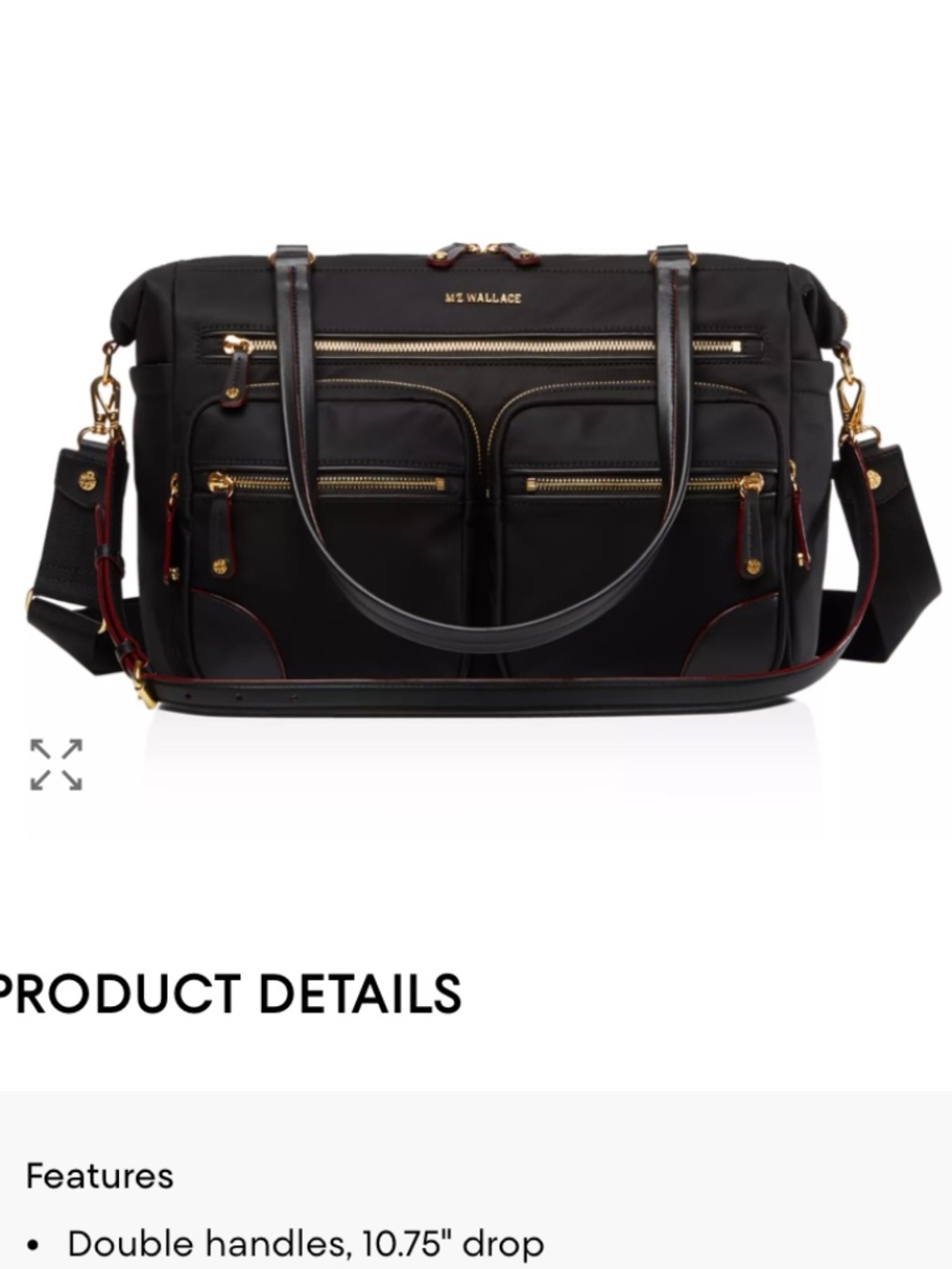 MZ Wallace laptop bag